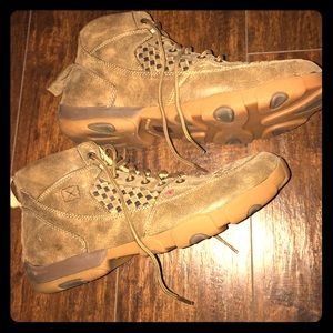 Twisted x men’s shoes WORN TWICE by my husband